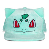 Pokémon Plüsch Snapback Cap Bulbasaur - Smalltinytoystore