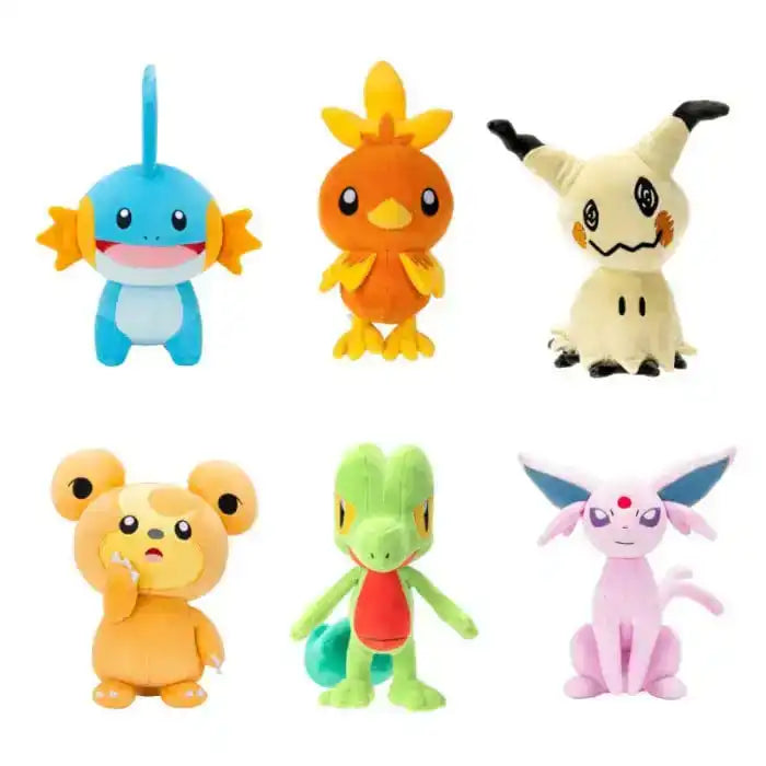 Pokémon Plüschfigur Version 22 20 cm Sortiment (6) - Smalltinytoystore