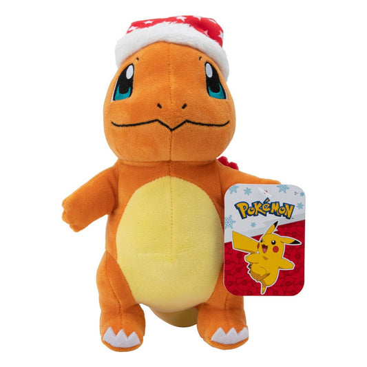 Pokémon Plüschfigur Winter Glumanda mit Weihnachtsmütze 20 cm - Smalltinytoystore