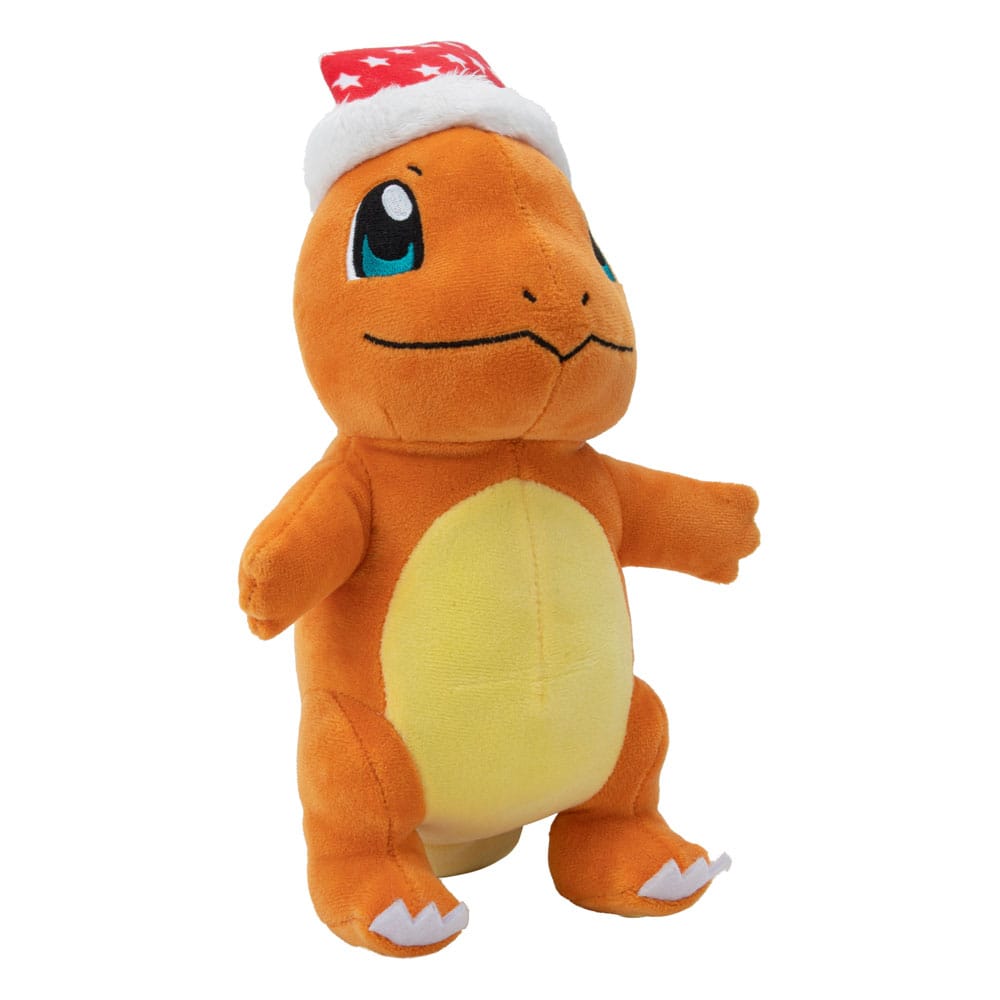 Pokémon Plüschfigur Winter Glumanda mit Weihnachtsmütze 20 cm - Smalltinytoystore