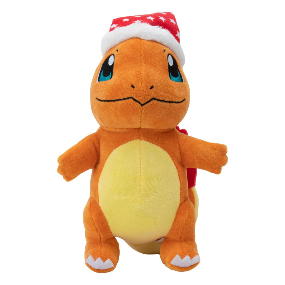 Pokémon Plüschfigur Winter Glumanda mit Weihnachtsmütze 20 cm - Smalltinytoystore