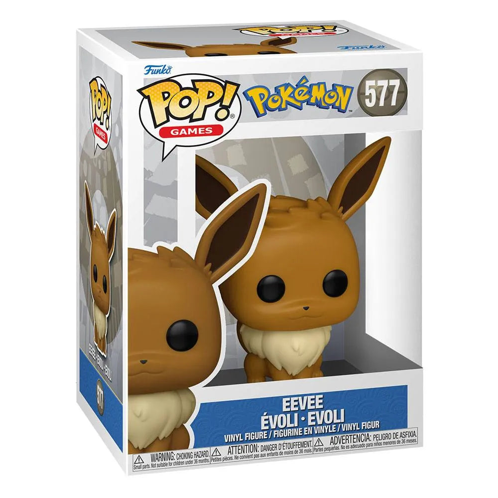 Pokemon POP! Games Vinyl Figur Eevee (EMEA) 9 cm - Smalltinytoystore