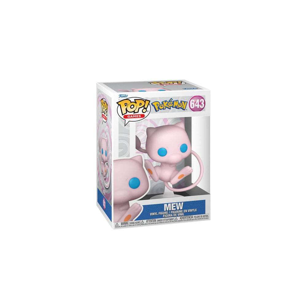 Pokemon POP! Games Vinyl Figur Mew(EMEA) 9 cm - Smalltinytoystore