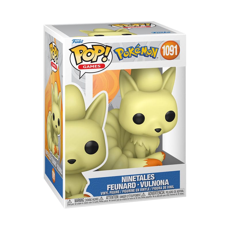 Pokemon POP! Games Vinyl Figur Ninetales 9 cm - Smalltinytoystore