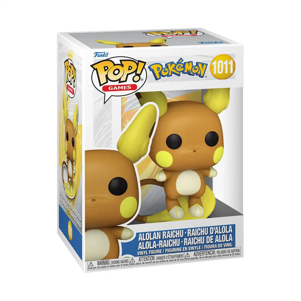 Pokemon POP! Games Vinyl Figur Raichu(Alolan)(EMEA) 9 cm - Smalltinytoystore