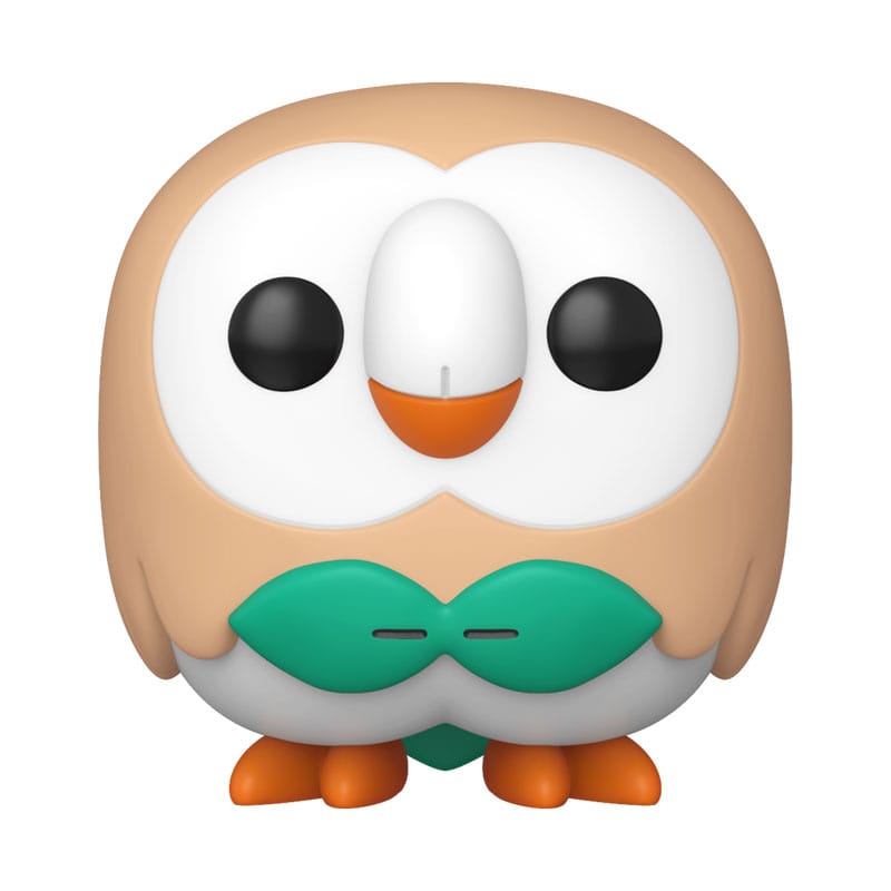Pokemon POP! Games Vinyl Figur Rowlet 9 cm - Smalltinytoystore