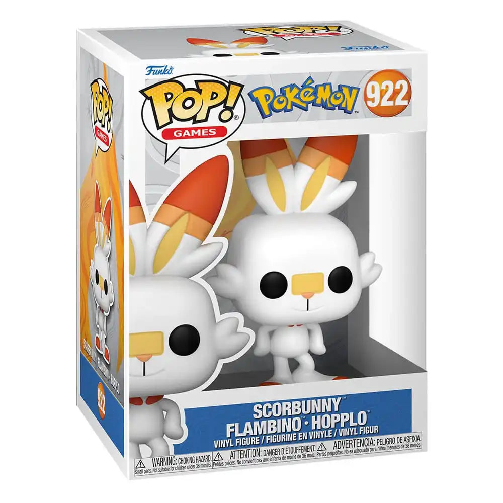Pokemon POP! Games Vinyl Figur Scorbunny (EMEA) 9 cm - Smalltinytoystore