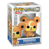 Pokemon POP! Games Vinyl Figur Teddiursa(EMEA) 9 cm - Smalltinytoystore