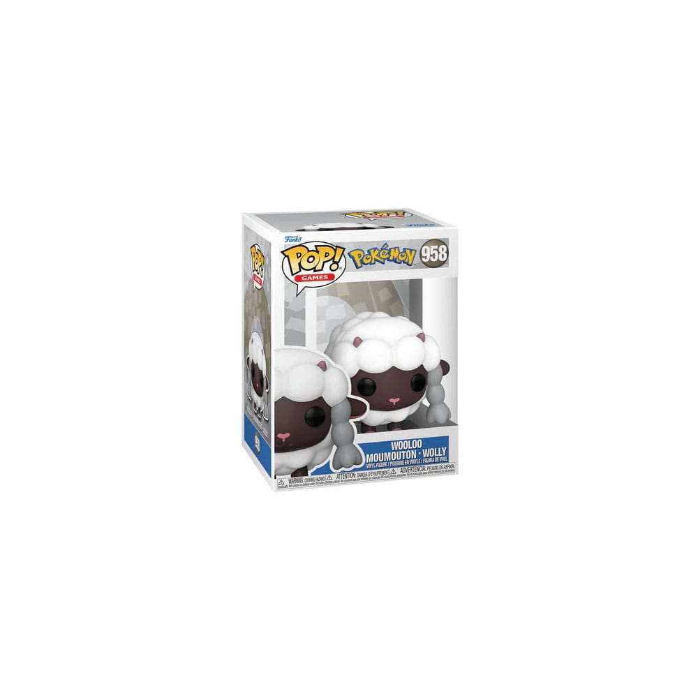 Pokemon POP! Games Vinyl Figur Wooloo (EMEA) 9 cm - Smalltinytoystore