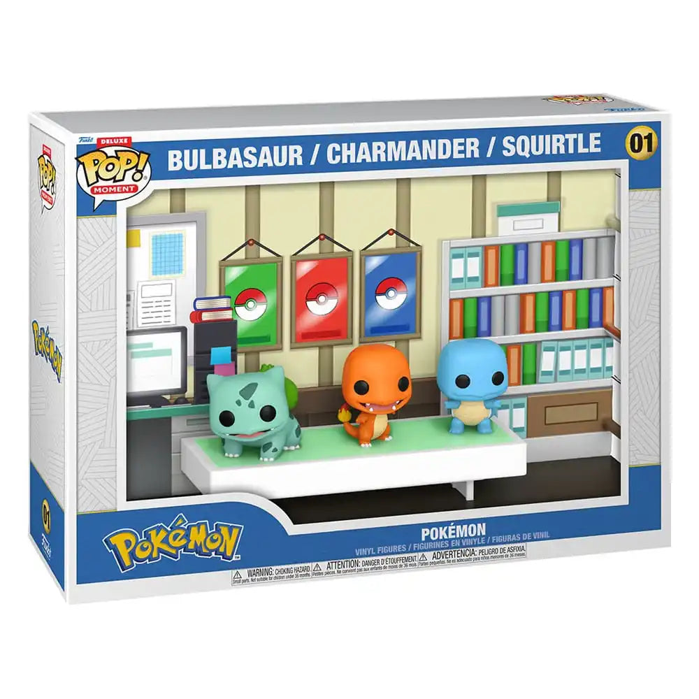 Pokemon POP Moments Deluxe Vinyl Figuren Pokemon - Starters - Smalltinytoystore