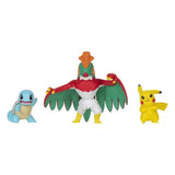 Pokémon Select Battle Figur Pikachu, Schiggy, Resladero 7,5 cm
