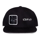 Pokémon Snapback Cap Pikachu Japanese Black - Smalltinytoystore