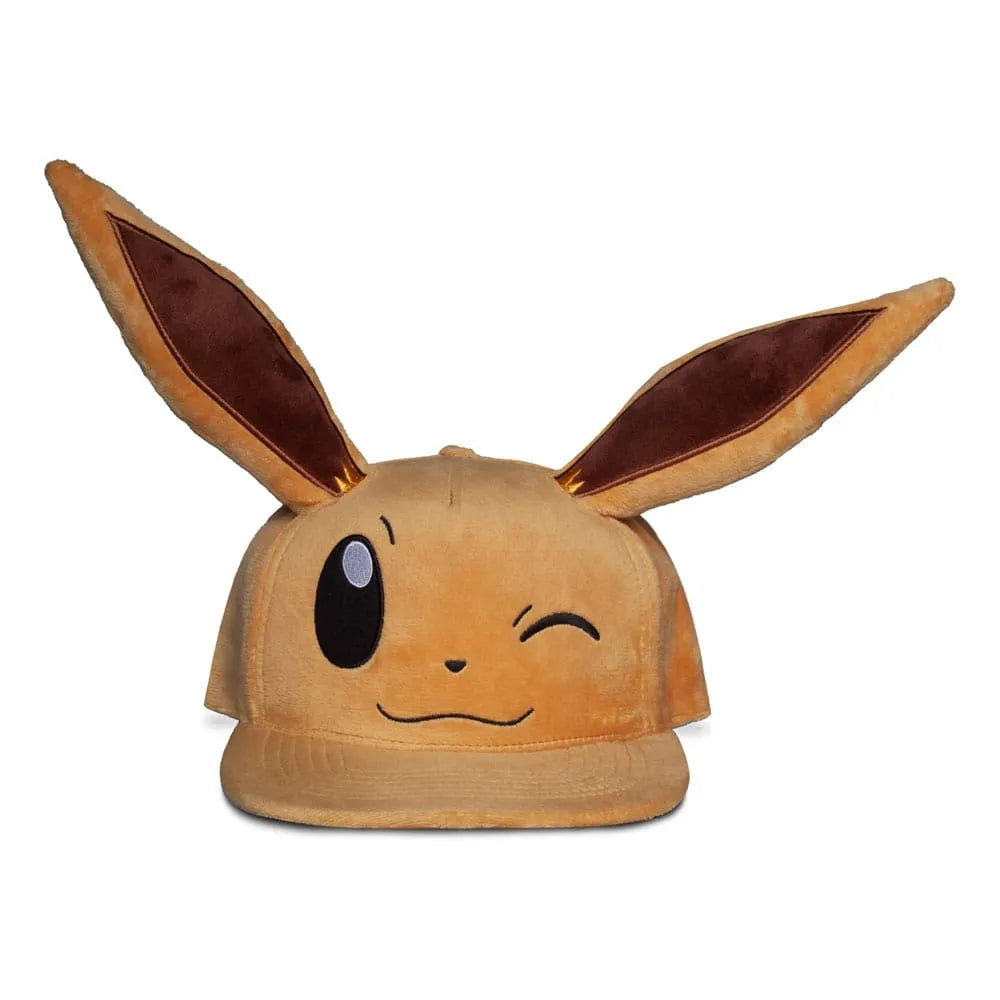 Pokemon Snapback Cap Winking Evoli - Smalltinytoystore