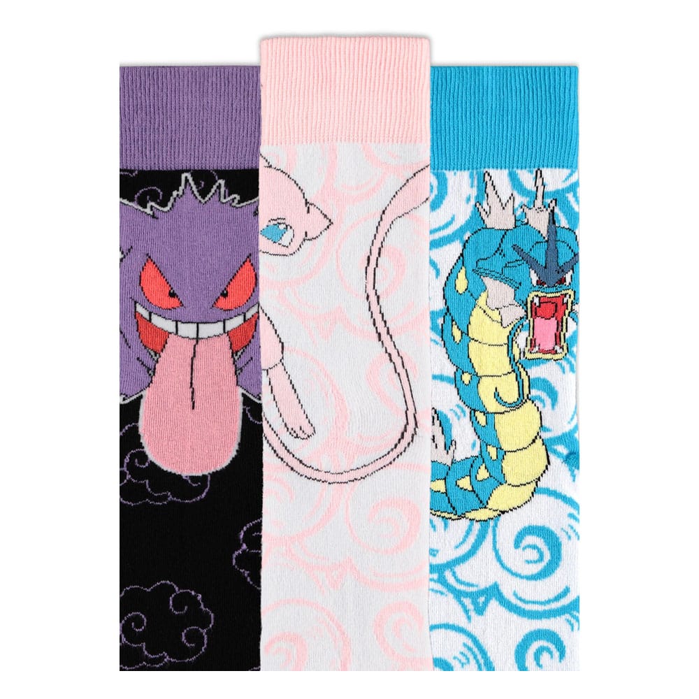 Pokémon Socken 3er-Pack Crew 39-42 - Smalltinytoystore