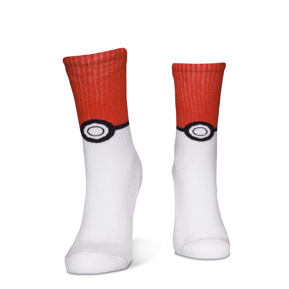 Pokemon Socken 3er-Pack Pikachu Pokeball 39-42 - Smalltinytoystore