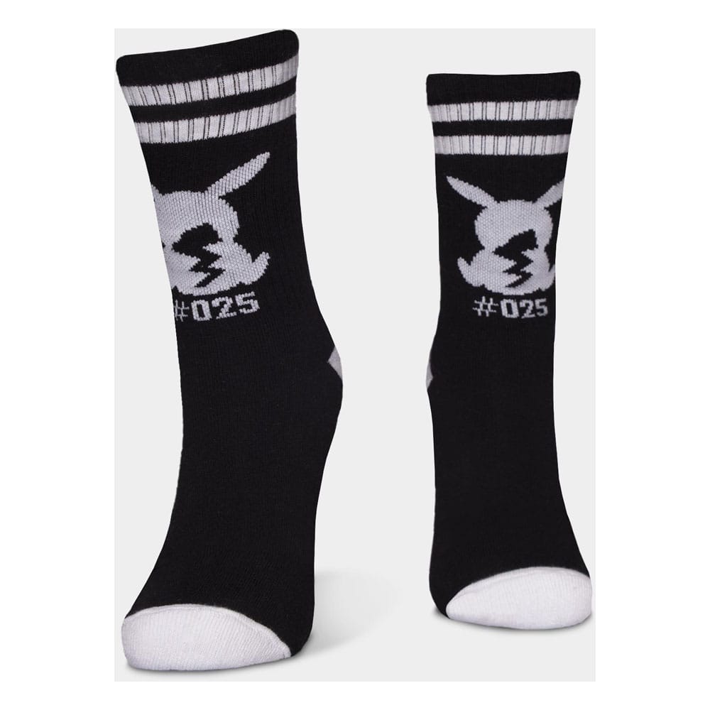 Pokemon Socken 3er-Pack Pikachu Pokeball 43-46 - Smalltinytoystore