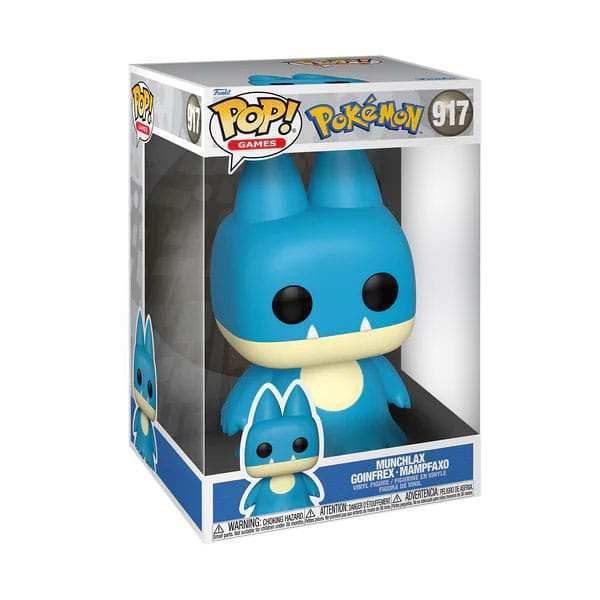 Pokemon Super Sized Jumbo POP! Vinyl Figur Munchlax (EMEA) 25 cm - Smalltinytoystore