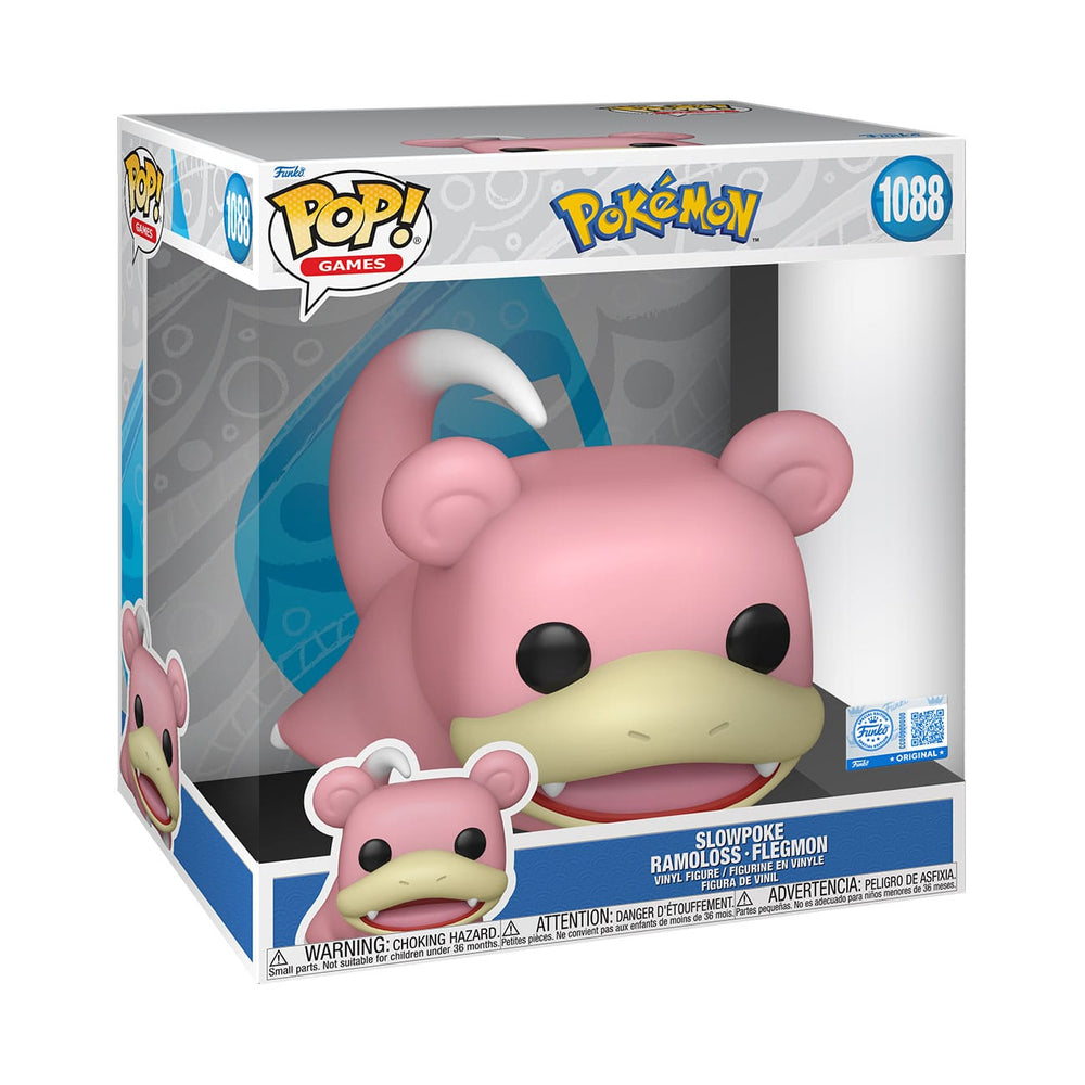 Pokemon Super Sized Jumbo POP! Vinyl Figur Slowpoke 25 cm - Smalltinytoystore