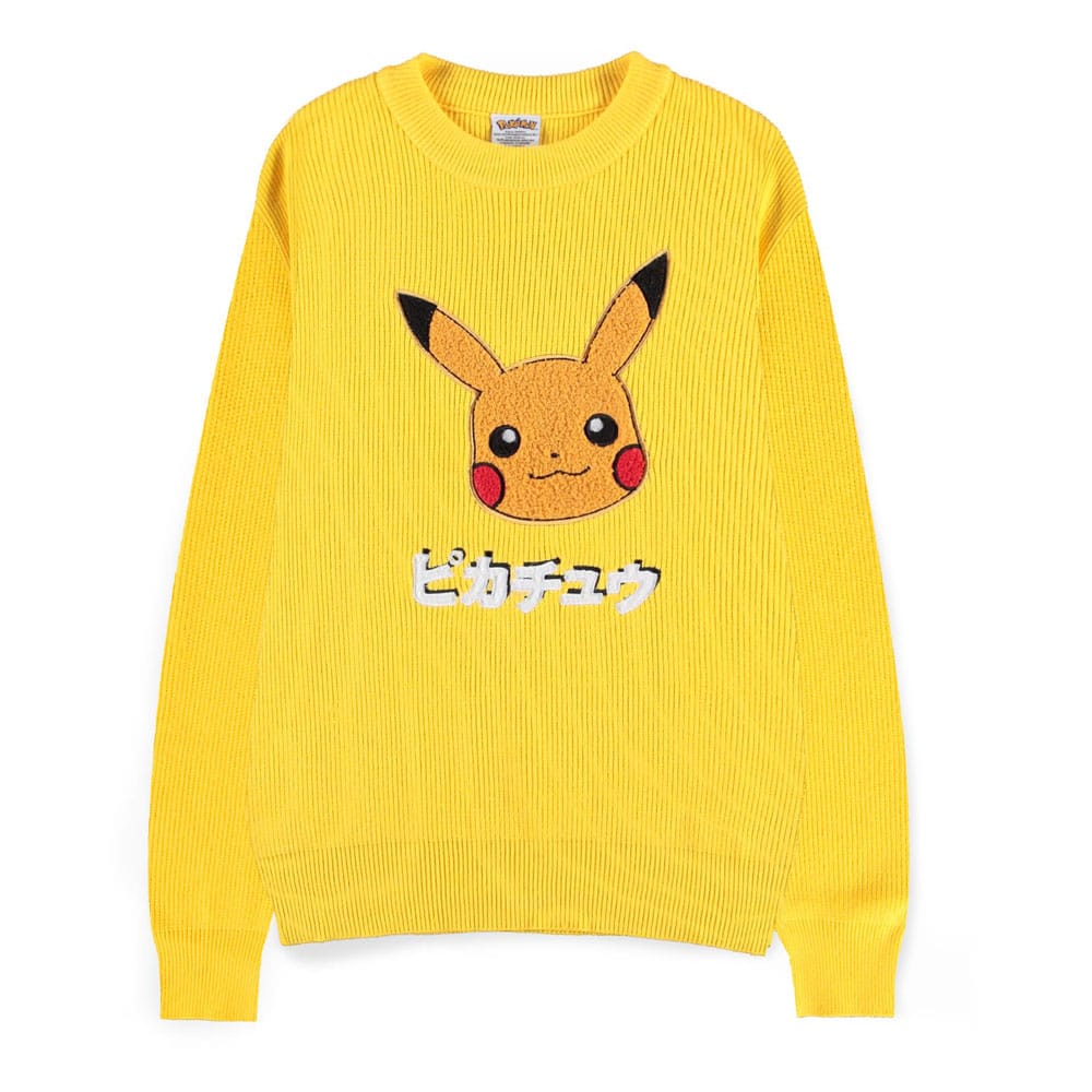 Pokémon Sweatshirt Fun Jumper Pikachu Größe L - Smalltinytoystore