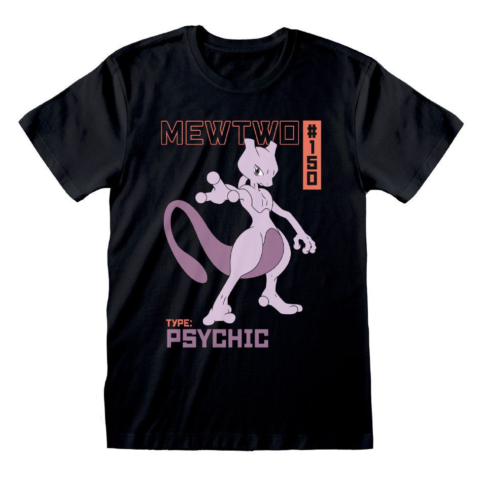 Pokemon T-Shirt Mewtwo Größe L - Smalltinytoystore