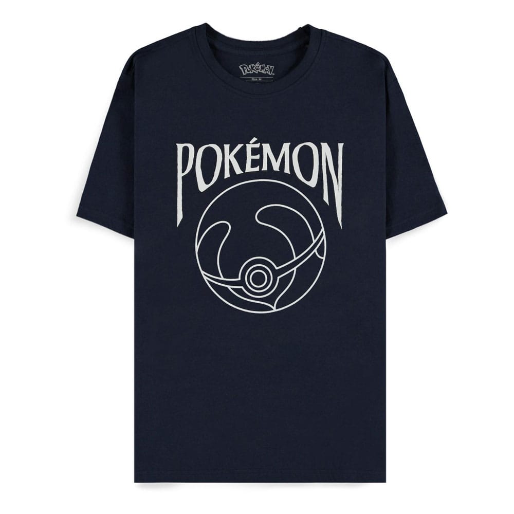 Pokémon T-Shirt Navy Heal Ball Größe M - Smalltinytoystore