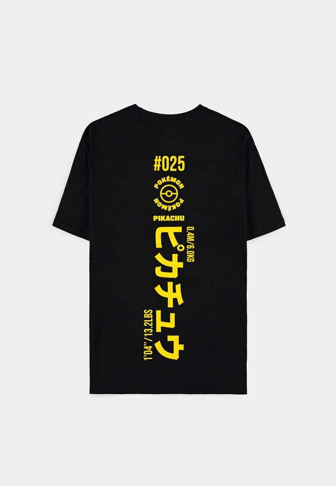 Pokemon T-Shirt Pikachu Outline Größe XS - Smalltinytoystore