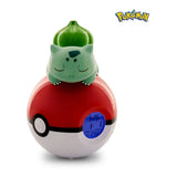 Pokémon Wecker Pokeball mit Leuchtfunktion Bisasam 18 cm - Smalltinytoystore