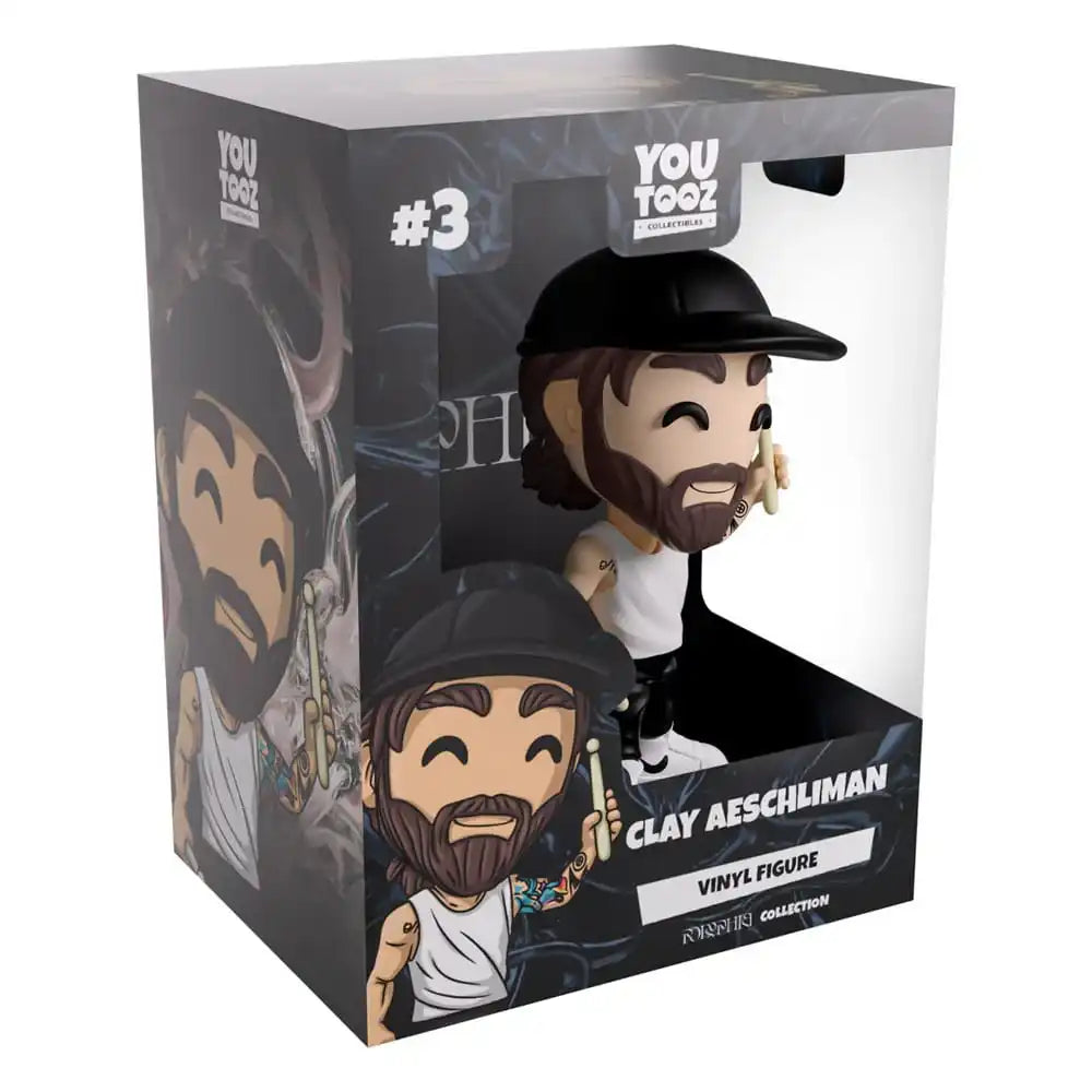 Polyphia Vinyl Figur Clay Aeschliman 12 cm - Smalltinytoystore