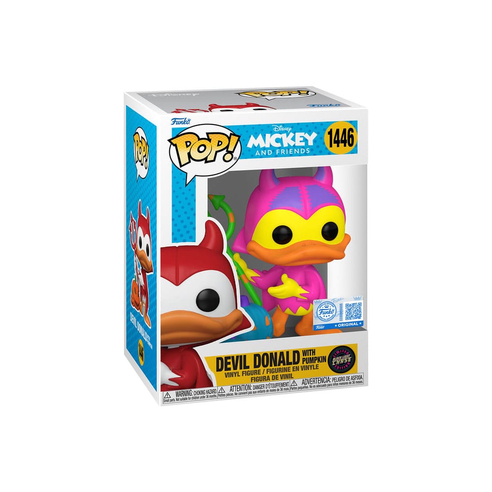 Pop! Disney: Devil Donald with Blacklight Chase Asst. (6) - Smalltinytoystore