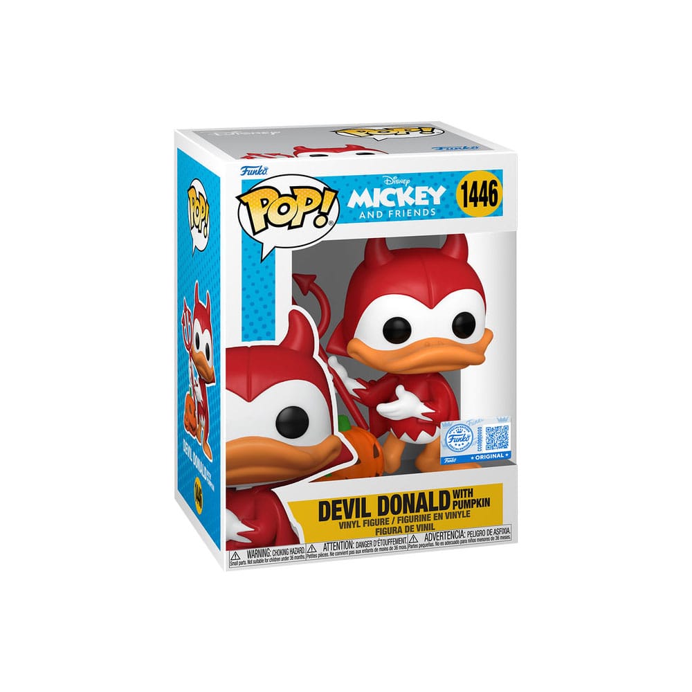 Pop! Disney: Devil Donald with Blacklight Chase Asst. (6) - Smalltinytoystore