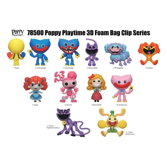Poppy Playtime PVC-Taschenanhänger Series 1 Display (24) - Smalltinytoystore