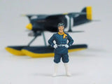 Porco Rosso Model-Kit mit Figur 1/48 Curtiss R3C-0 Seaplane & Curtis