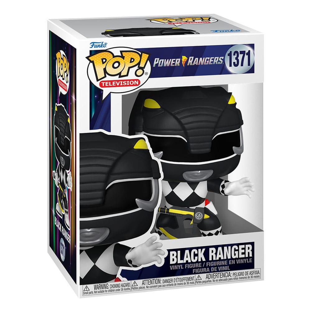 Power Rangers 30th POP! TV Vinyl Figur Black Ranger 9 cm - Smalltinytoystore