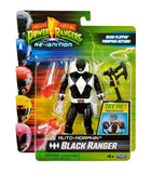 Power Rangers Actionfigur Auto-Morphin Black Ranger 12 cm - Smalltinytoystore