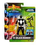 Power Rangers Actionfigur Auto-Morphin Black Ranger 12 cm - Smalltinytoystore