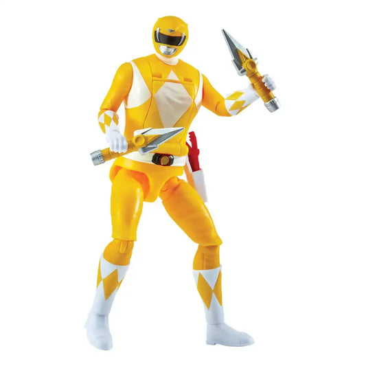 Power Rangers Actionfigur Auto-Morphin Yellow Ranger 12 cm - Smalltinytoystore