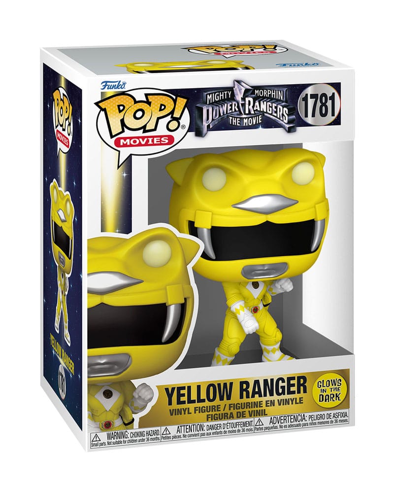 Power Rangers - Der Film POP! Movies Vinyl Figuren Yellow Ranger (GITD) 9 cm - Smalltinytoystore