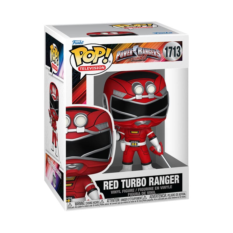 Power Rangers Generations (Tommy) POP! Movies Vinyl Figuren Turbo - Red Ranger 9 cm - Smalltinytoystore