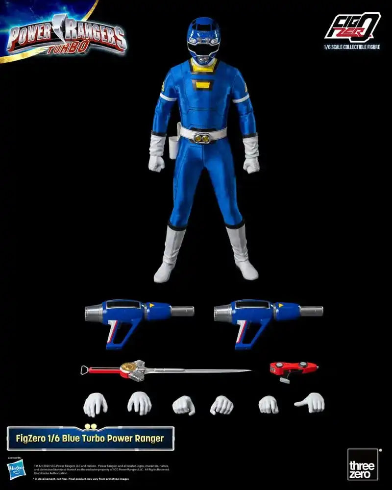 Power Rangers Turbo FigZero Actionfigur 1/6 Blue Turbo Power Ranger 30 cm - Smalltinytoystore