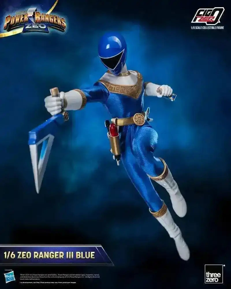 Power Rangers Zeo FigZero Actionfigur 1/6 Ranger III Blue 30 cm - Smalltinytoystore