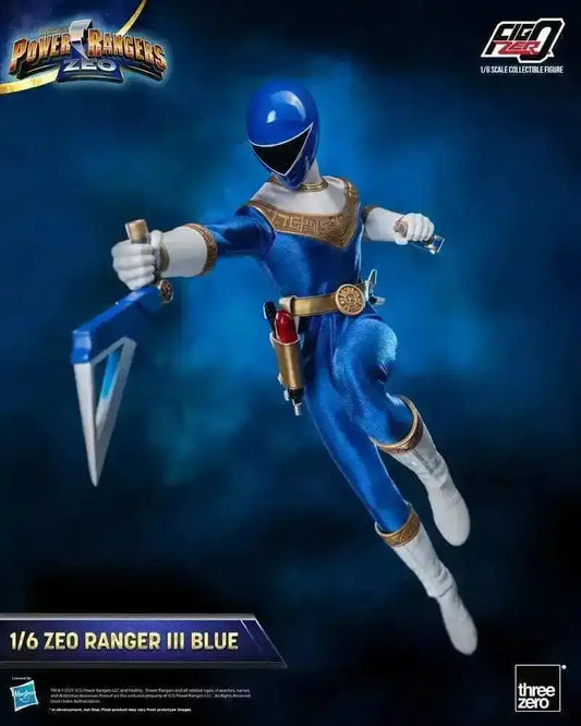 Power Rangers Zeo FigZero Actionfigur 1/6 Ranger III Blue 30 cm - Smalltinytoystore