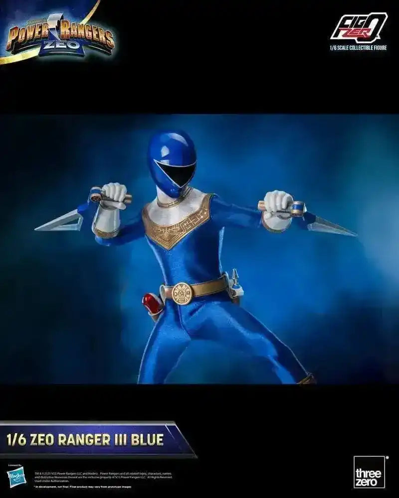 Power Rangers Zeo FigZero Actionfigur 1/6 Ranger III Blue 30 cm - Smalltinytoystore