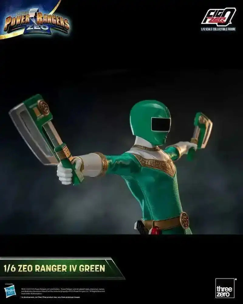 Power Rangers Zeo FigZero Actionfigur 1/6 Ranger IV Green 30 cm - Smalltinytoystore