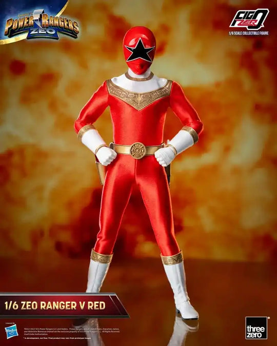Power Rangers Zeo FigZero Actionfigur 1/6 Ranger V Red 30 cm - Smalltinytoystore