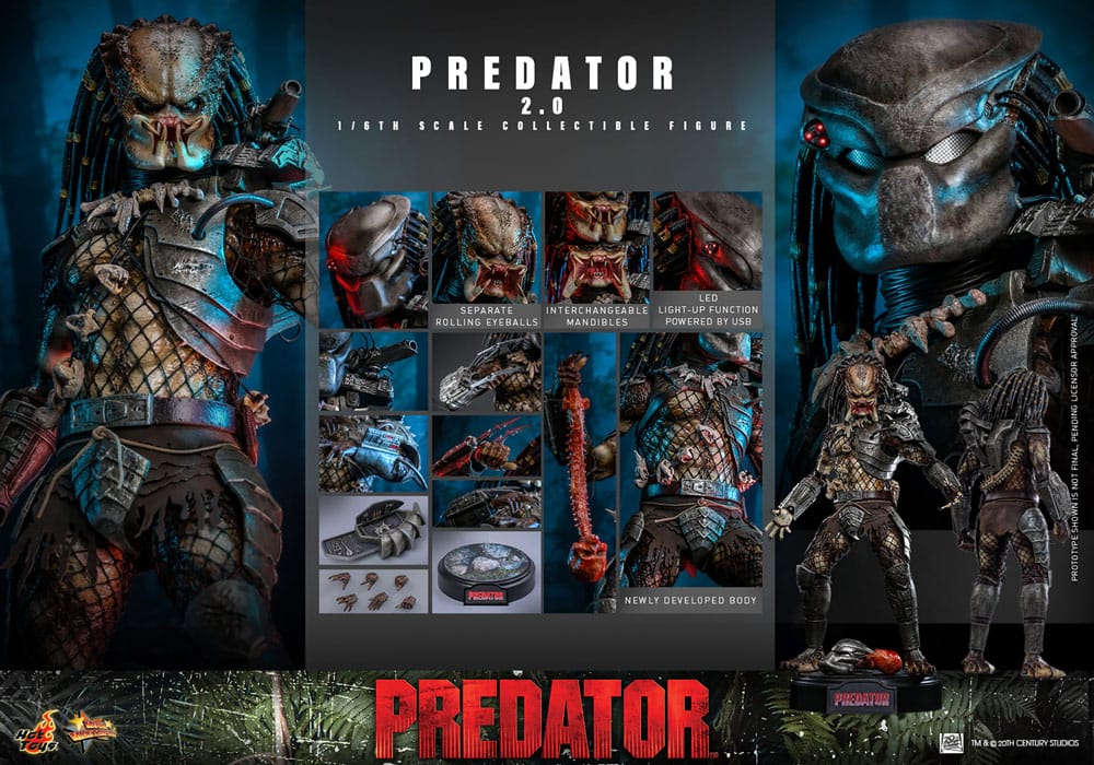 Predator Movie Masterpiece Actionfigur 1/6 Predator (2.0) 34 cm - Smalltinytoystore