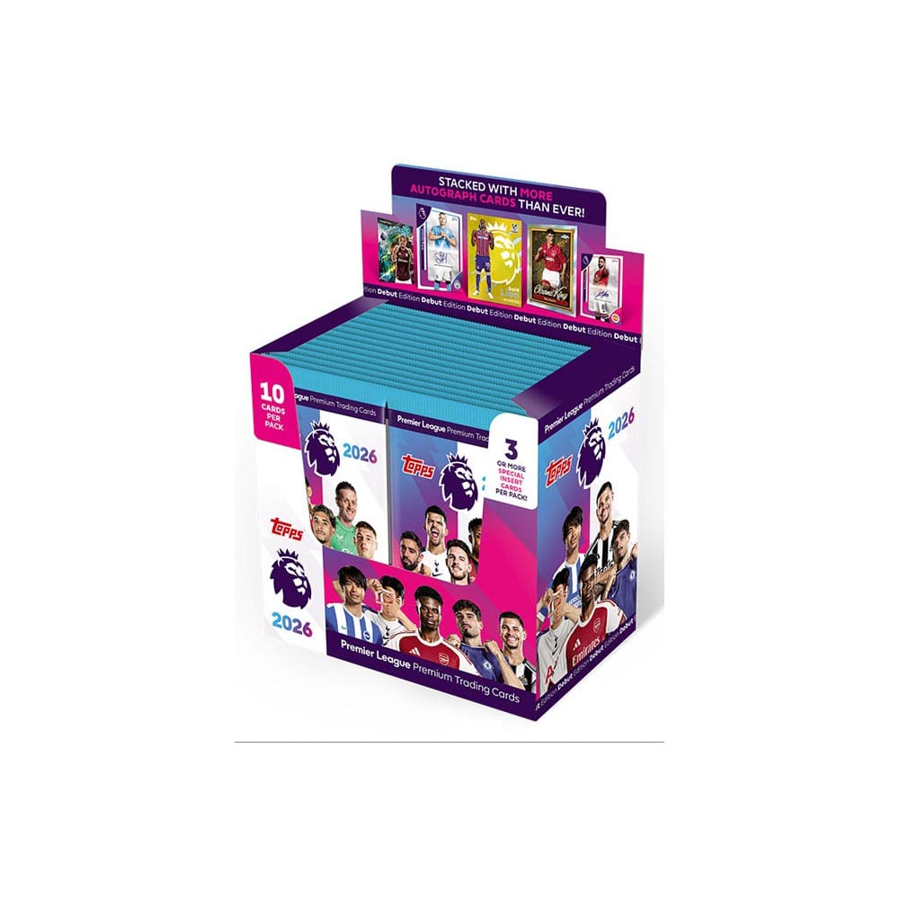 Premier League 2025/26 Trading Cards Booster Display (28) - Smalltinytoystore