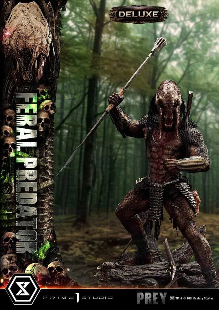 Prey (Movie) Museum Masterline Series Statue 1/3 Feral Predator Deluxe Version 89 cm - Smalltinytoystore