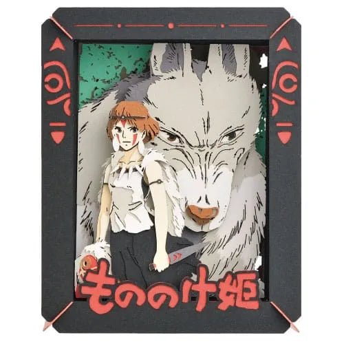 Prinzessin Mononoke Paper Model Kit Paper Theater San - Smalltinytoystore