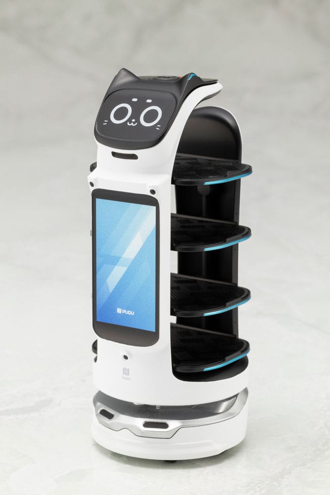 Pudu Robotics Plastic Model Kit Bellabot White Ver. 11 cm - Smalltinytoystore