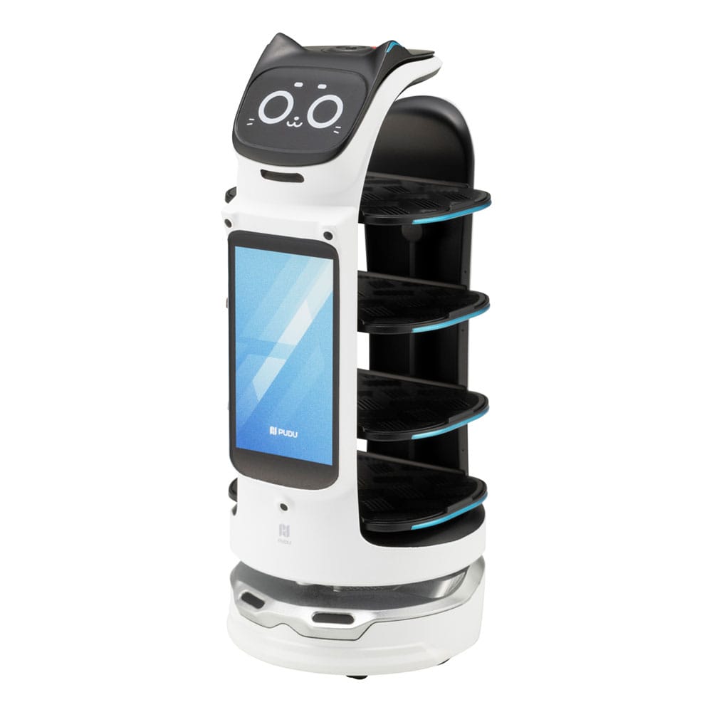 Pudu Robotics Plastic Model Kit Bellabot White Ver. 11 cm - Smalltinytoystore